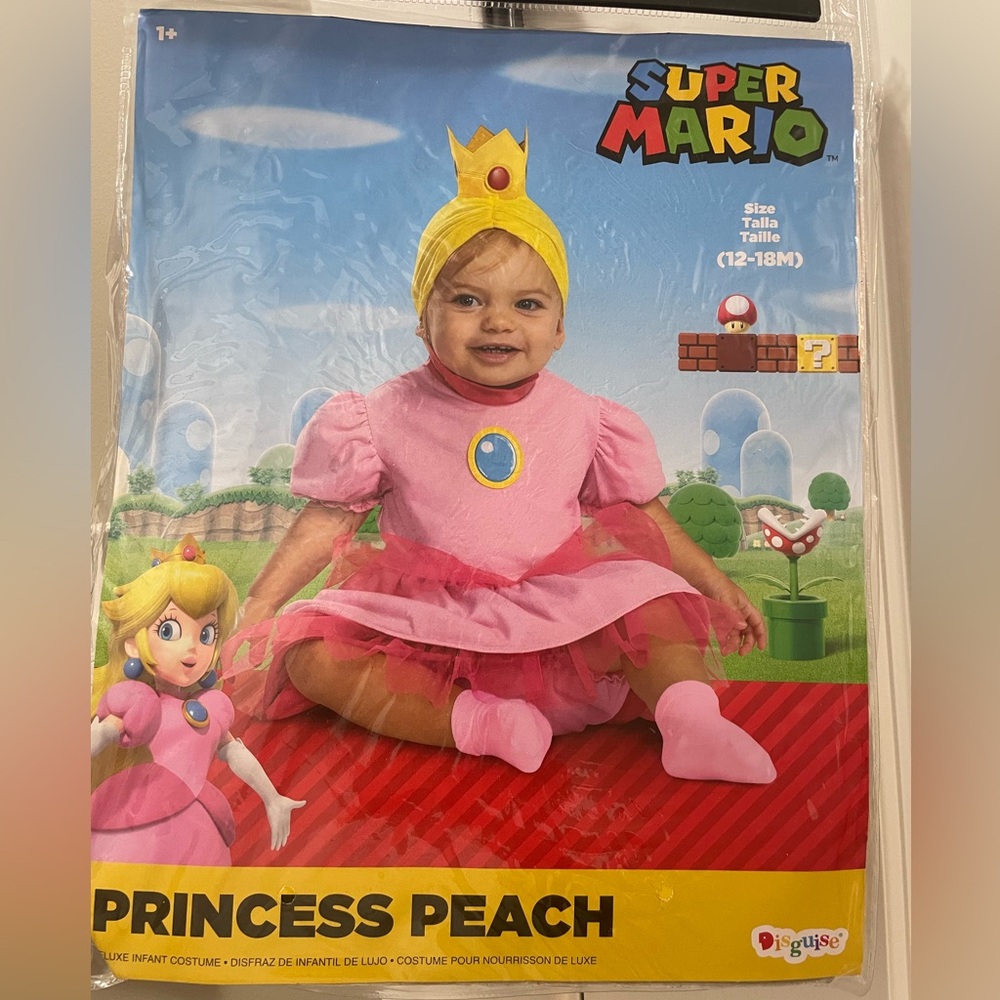 Super Mario Princess Peach Costume